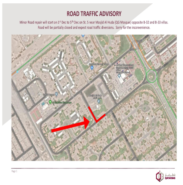 Road Traffic Advisory