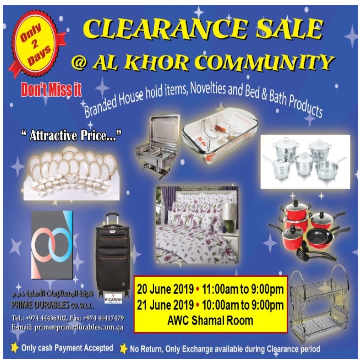 Prime Durables Clearance Sale - June 2019