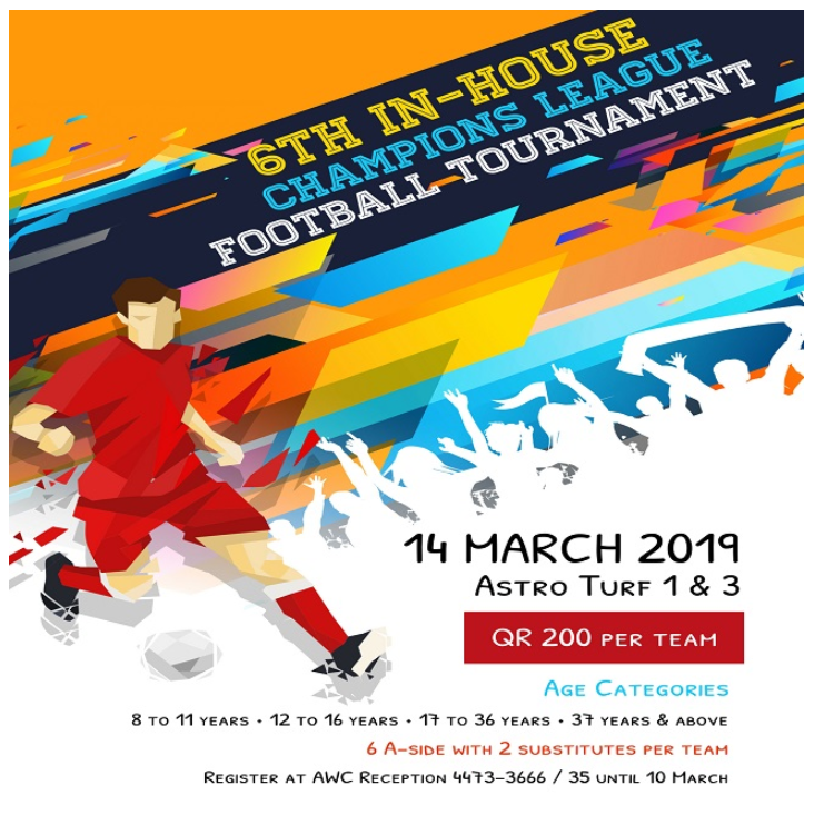 6th In-House Champions League Football Tournament