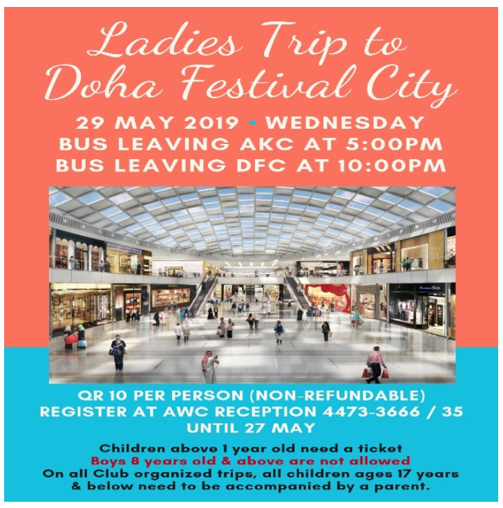 Ladies Trip to Doha Festival City