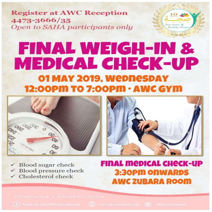 SAHA 2019: Final Weigh-in & Medical Check-up