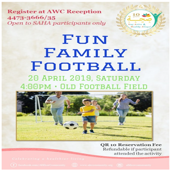 SAHA 2019: Fun Family Football