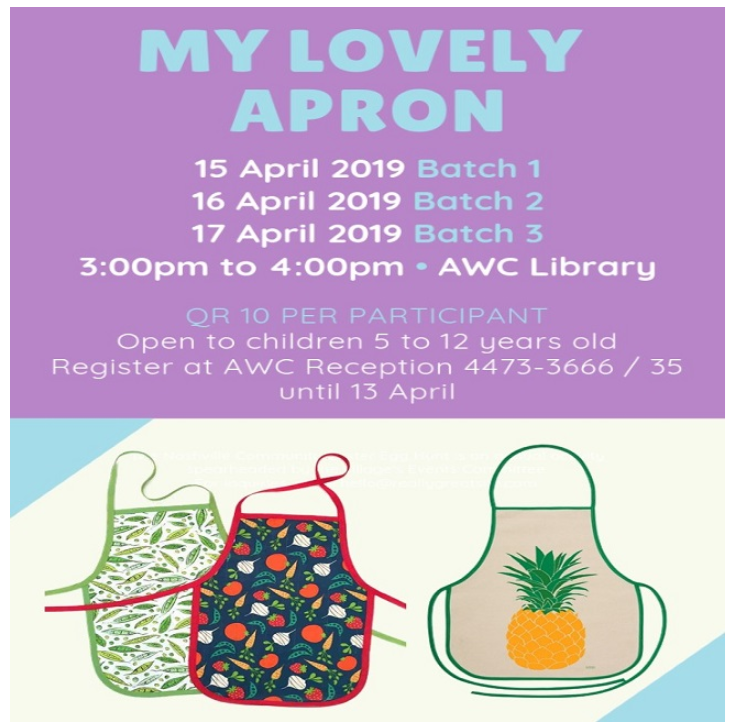 Library Activity: My Lovely Apron