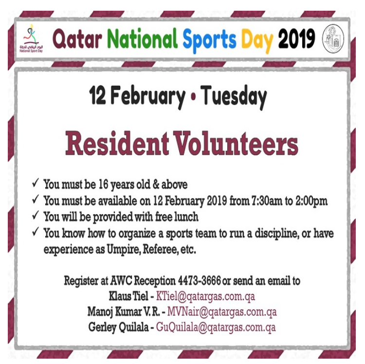 QNSD 2019: Resident Volunteers
