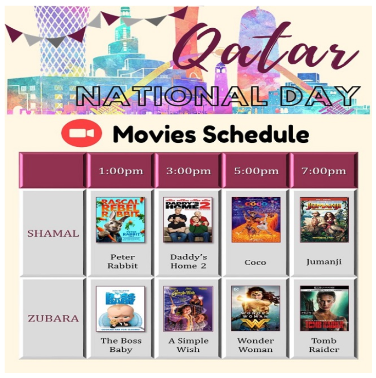 QND 2018: Movies Schedule