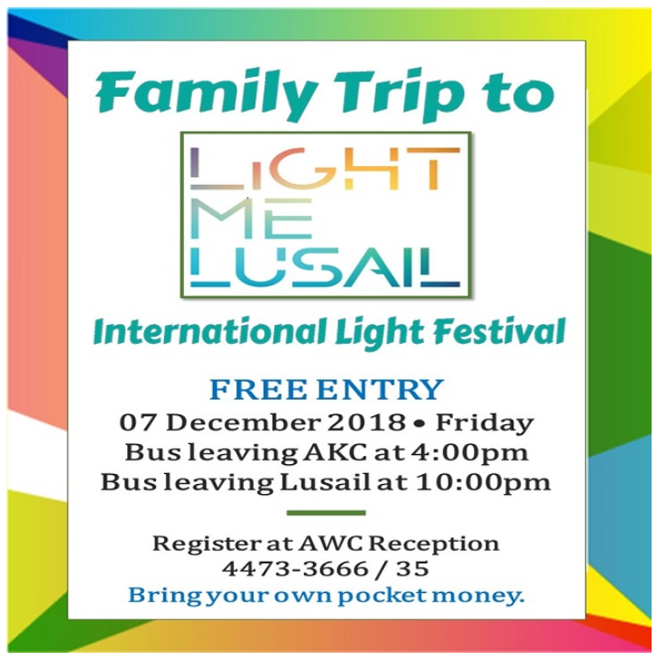 Family Trip to Light Me Lusail