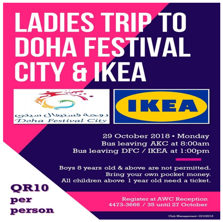 Ladies Trip to Doha Festival City and IKEA