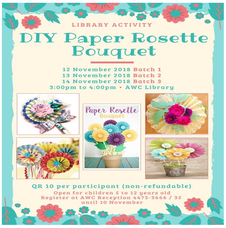 DIY Paper Rosette Bouquet