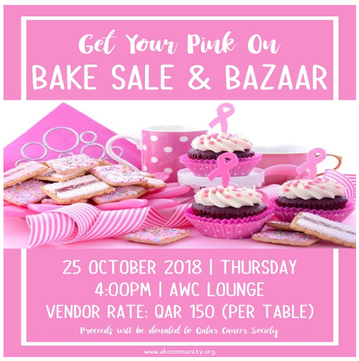 AKC is Pink: Get Your Pink On Bake Sale & Bazaar