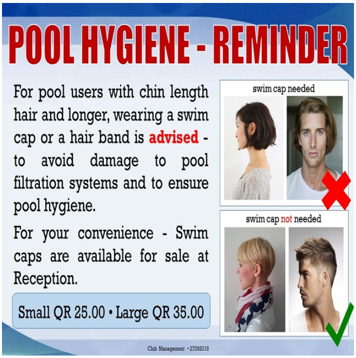Pool Hygiene Notice
