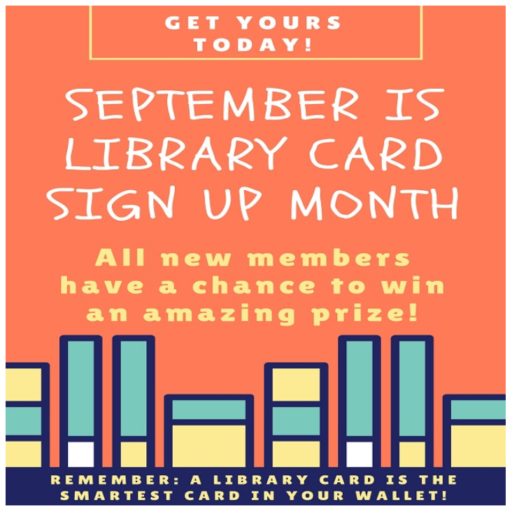 2018 Library Card Sign Up Month