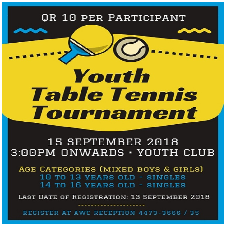 Youth Table Tennis Tournament