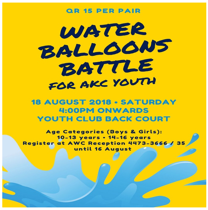 Water Balloons Battle for AKC Youth