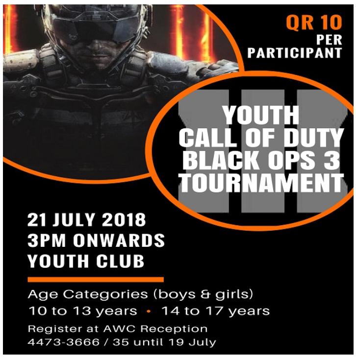 Youth Call of Duty Black Ops 3 Tournament