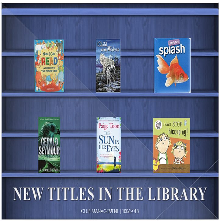 New Titles in the Library - June 10, 2018