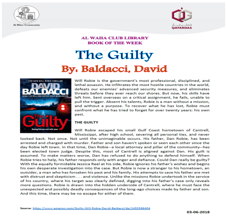 AWC Library Book of the Week - June 3, 2018