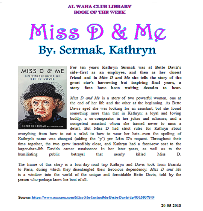 Book of the Week May 20, 2018