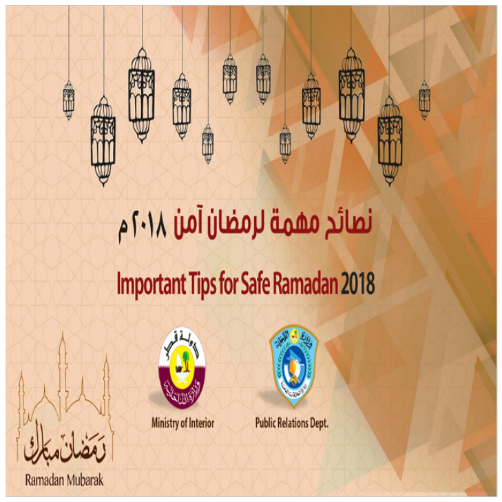 Important Notice: Tips for Safe Ramadan 2018