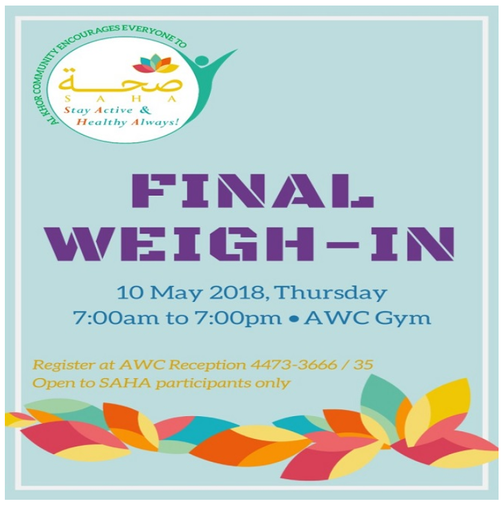 SAHA 2018: Final Weigh-in