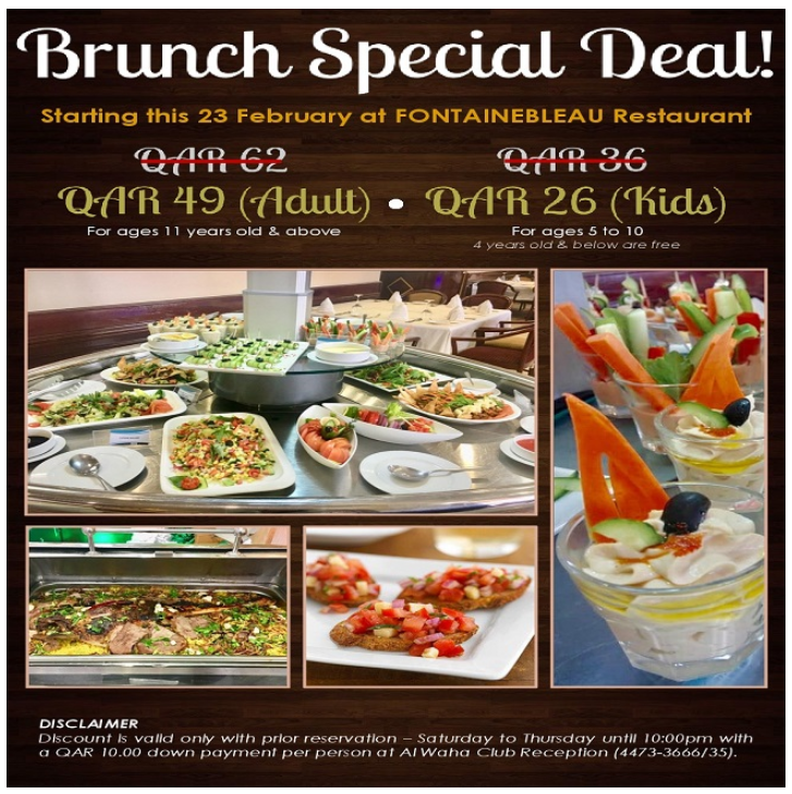 Brunch Special Deal