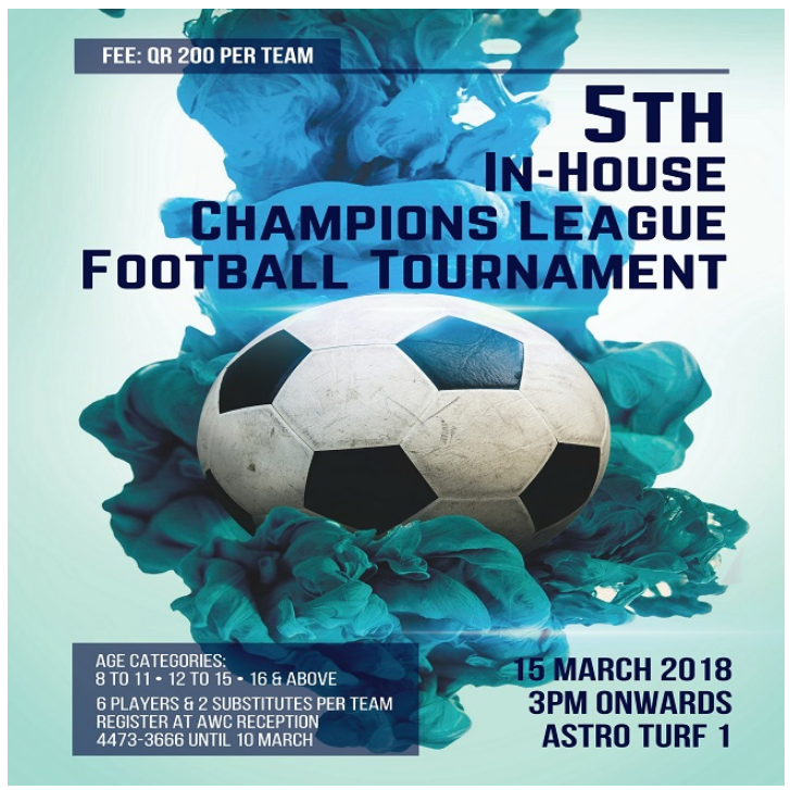5th In-House Champions League Football Tournament