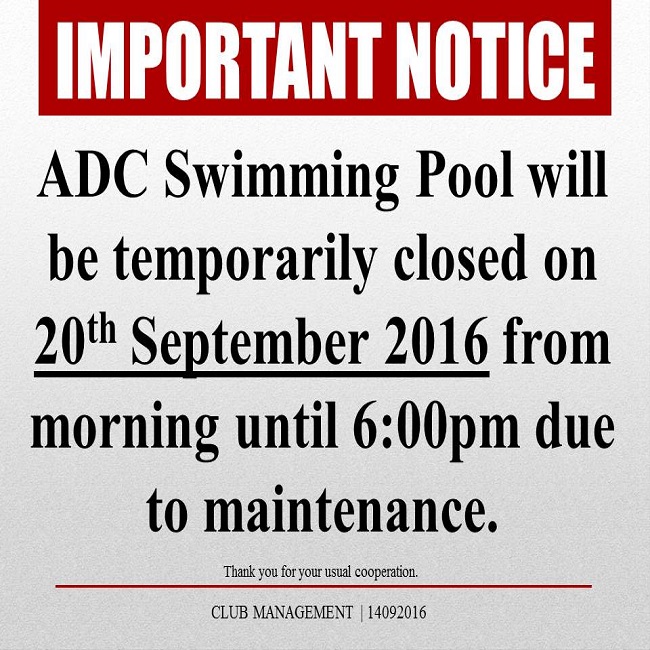 Important Notice: ADC Pool Closure