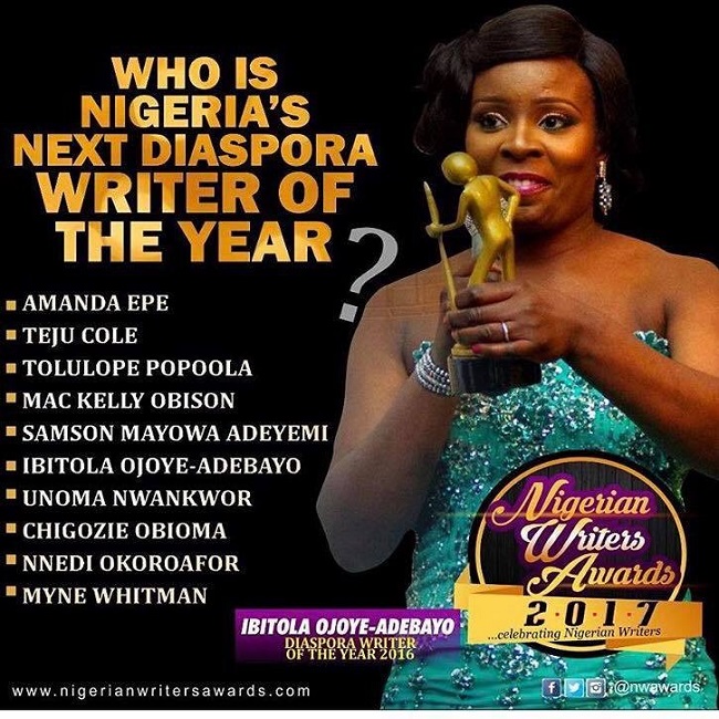 Mac Kelly Obison - Nigerian Writers Awards 2017 Nominee