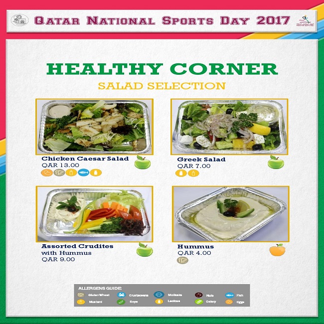 Healthy Menu for QNSD 2017