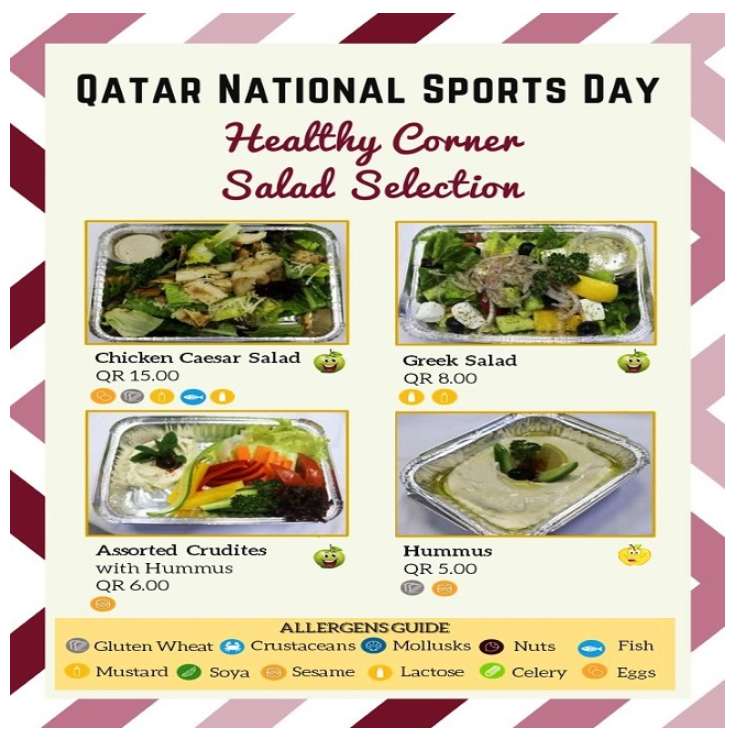 QNSD 2018: Healthy Menu