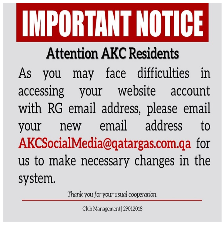 Important Notice: New Email Address for Website Account