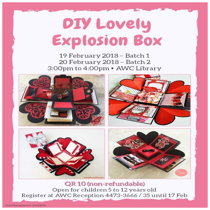 DIY Lovely Explosion Box