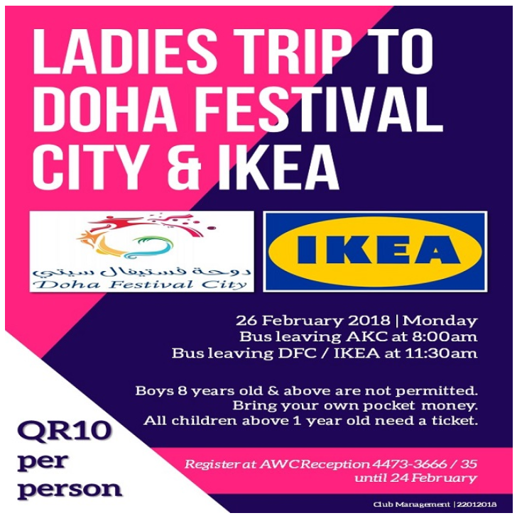 Ladies Trip to Doha Festival City & IKEA