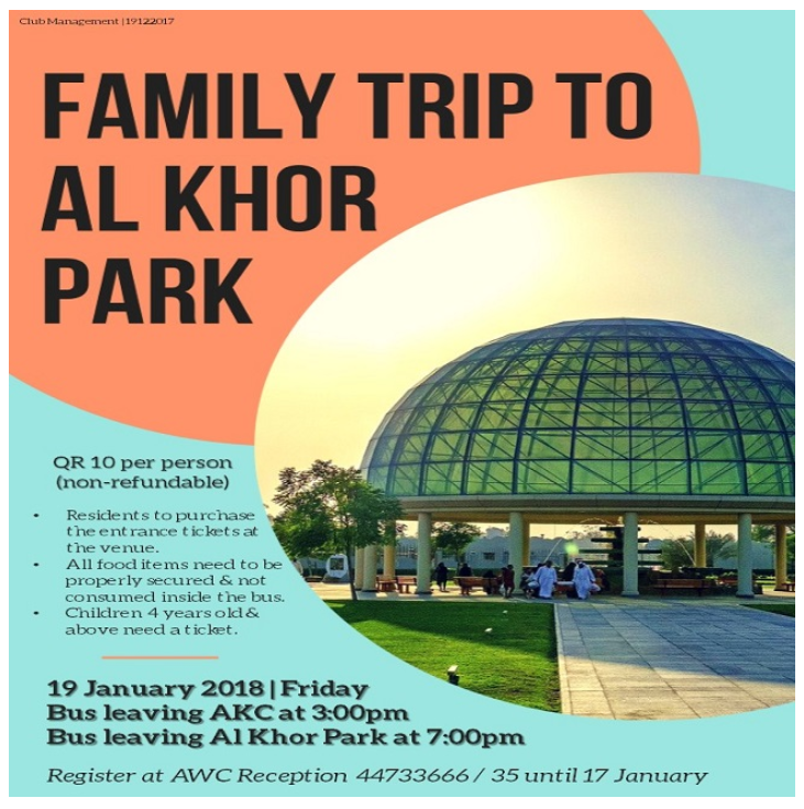 Family Trip to Al Khor Park