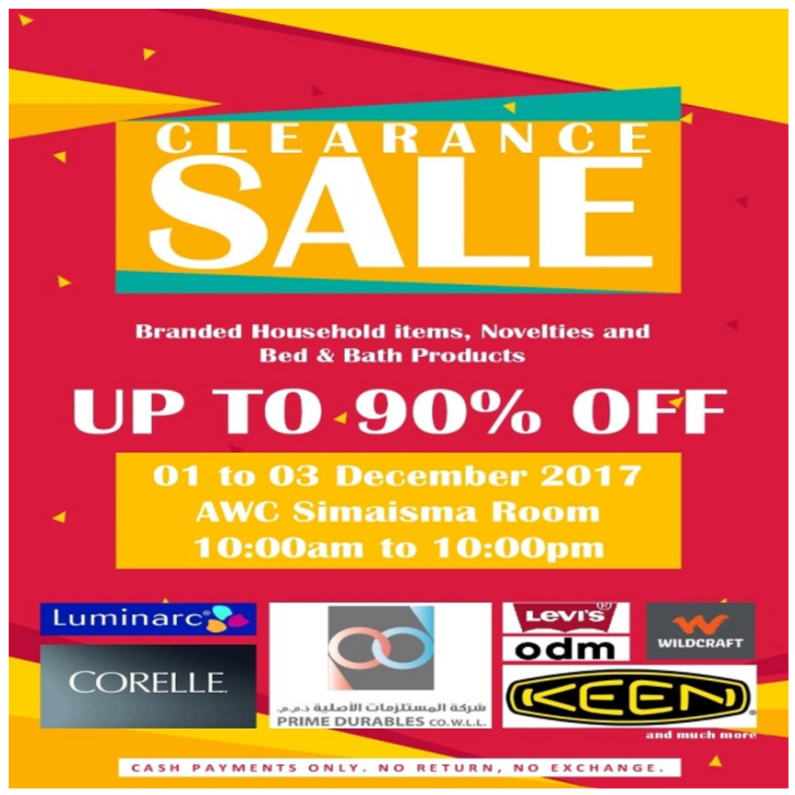 Prime Durables Clearance Sale - December 2017