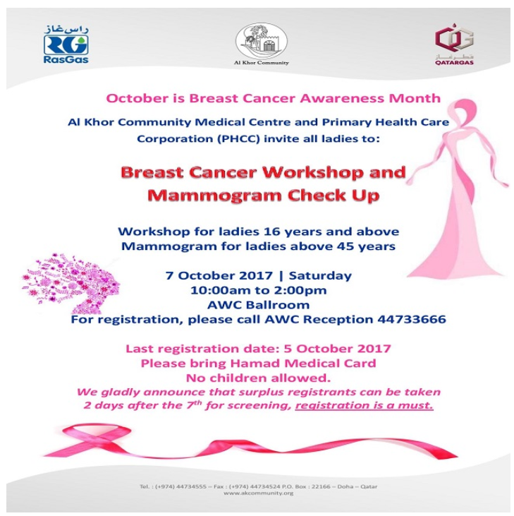Breast Cancer Workshop & Mammogram Check-Up