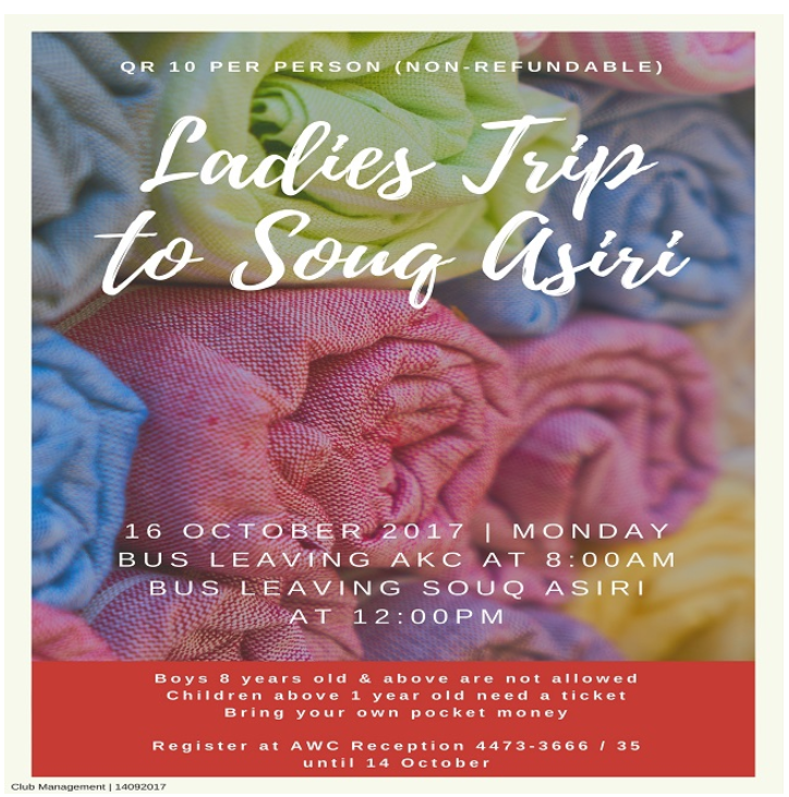 Ladies Trip to Souq Asiri - October 2017