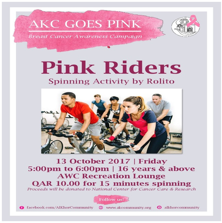 AKC Goes Pink: Pink Riders